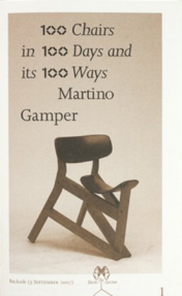 100 Chairs in 100 Days in 100 Ways