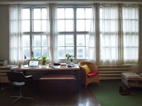 Helsinki Design Residency: Open Call Extended to 14 June 2015 My Desk in Cable Factory - Kaapeli  by Tobias Revell 