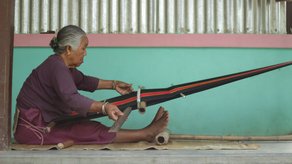Research: Crafting Futures India  Weaver in Tripura. Photograph by Storyloom Films.