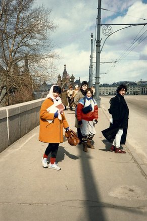 Back in the USSR: An adventure through fashion film  On the Streets of Moscow in 1985