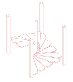 Lina Bo Bardi Fellowship event: 1st May 2015 Diagram for prototype of Solar do Unhão staircase by Laura Smith 