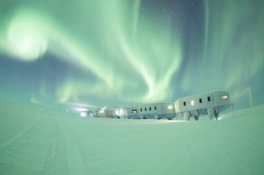 Ice Lab: New Architecture and Science in Antarctica  Halley VI.  Copyright A. Dubber, British Antarctic Survey