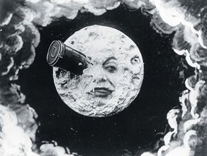 KOSMICA at The Arts Catalyst Image taken from Georges Melies Film,  A Trip To The Moon - 1902