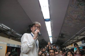 Jagriti Yatra train journey Fraser Muggeridge lecture