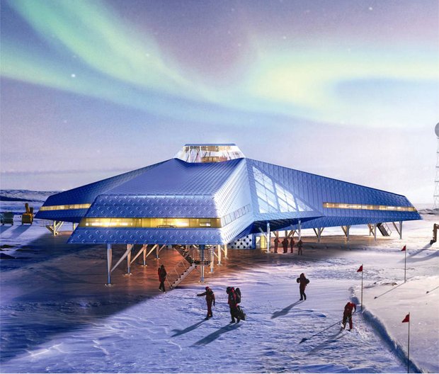 Ice Lab Opens in New Zealand  Architect Impression, Jang Bogo, Space Group and KOPRI