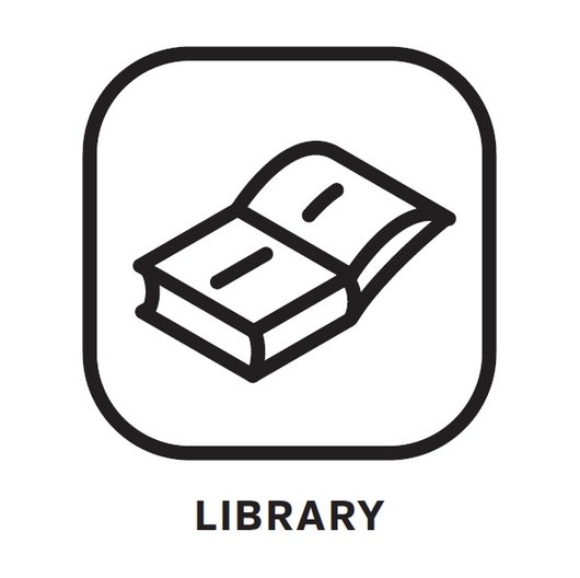 GRAS' Book Selection  MLN Library Icon by Koby Barhad 