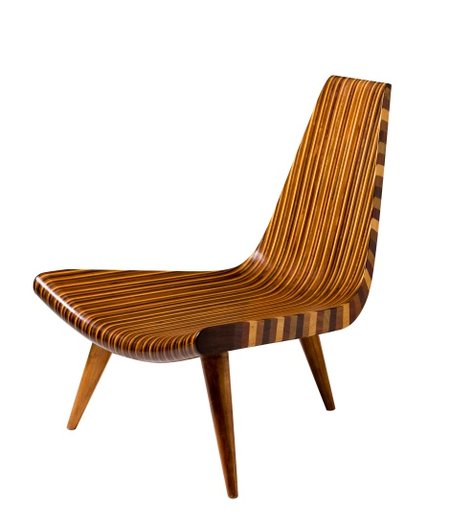 Brazilian Design: Modern & Contemporary Furniture Joaquim Tenreiro, Three Feet Chair (1947) Photo: André Nazareth for Mercado Moderno