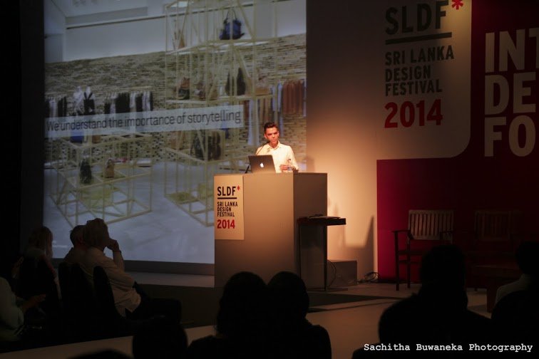 Jason Holley at the Sri Lanka Design Festival 2014 Jason Holley speaking at the Sri Lanka Design Festival 