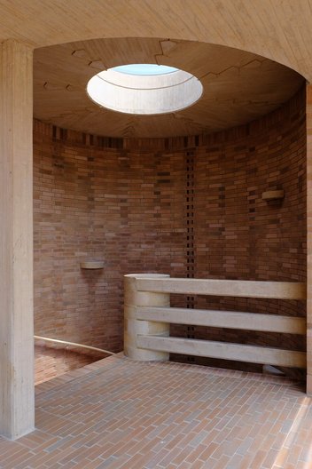 Centro Cultural Universitario Rogelio Salmona - The Ochre Tonality of Both Brick and Concrete Harmonises Effortlessly  © Dominic Oliver Dudley  
