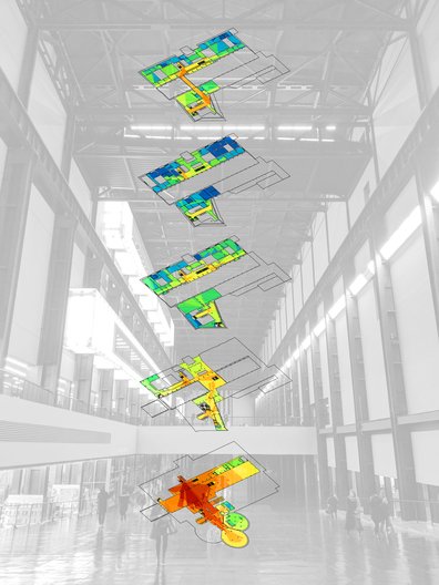 Tate Modern integration mapping © Gregorio Maya