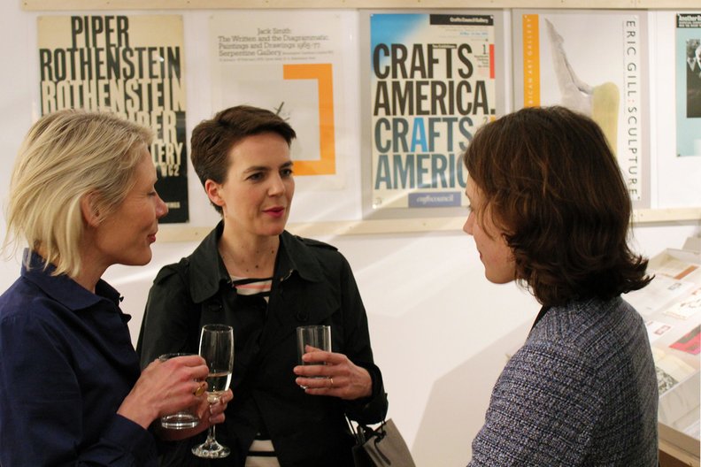 Curator Emily King (left). Photo: Alice Masters 