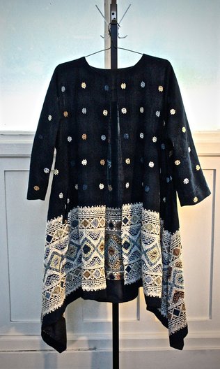 A jacket made in England with fabric from Sala Village Alison Welsh