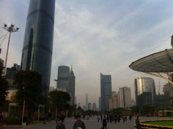 Guangzhou architecture cityscape. Photo Claire Farrell 