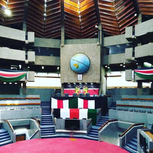 Inside the Kenyatta International Conference Centre  © OWEN WAINHOUSE