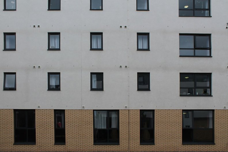 Small Windows in Beaver Bank Place, Edinburgh; compliant with requirements of BS8213. Photograph by Liam Ross   