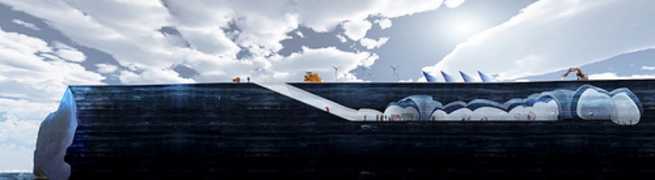 South Pole Section, Iceberg Living Station, MAP Architects 