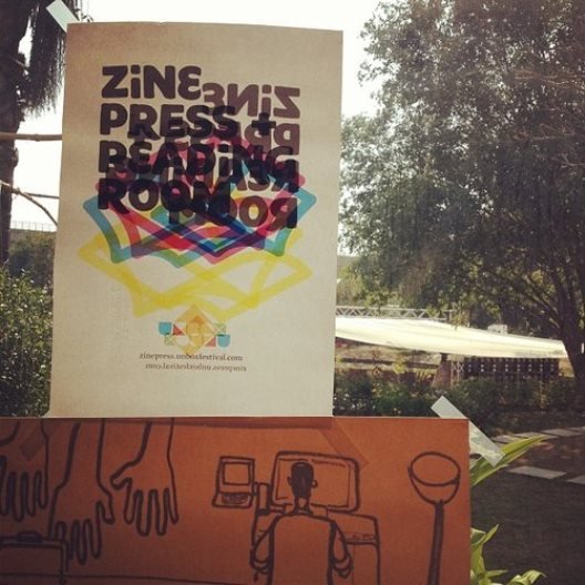 Unbox Festival 2013 Zine Press  Teal Triggs
