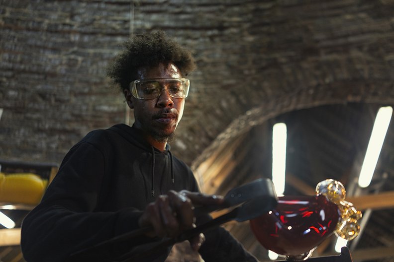 Jahday Ford - Glassblower from the UK British Council