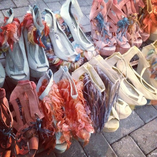The SS 12 Footwear. Photo courtesy: Jane Bowler 
