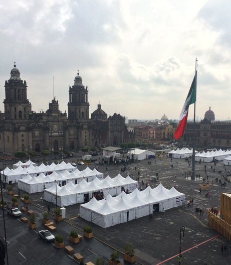 The Zócalo, Mexico City's main square photo: João Guarantani