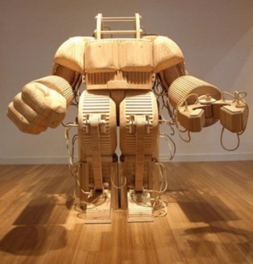 a Prosthetic Suit for Stephen Hawking with Japanese Steel by Michael Rea, 2007, © Contemporary Art Museum Virginia Beach 